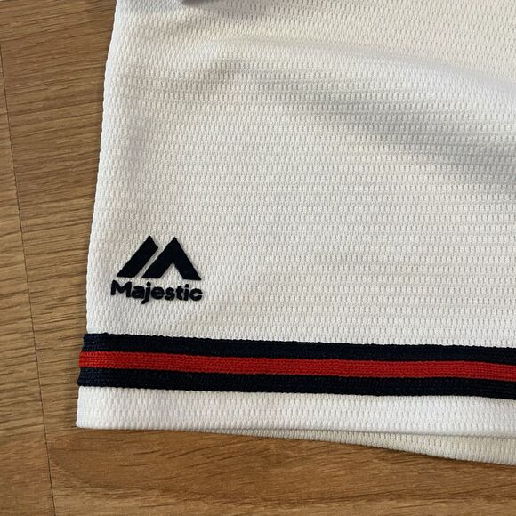 Majestic Cool Base Ozzie Albies #1 Atlanta Braves Men's Size 4XL Jersey MLB - Picture 12 of 12